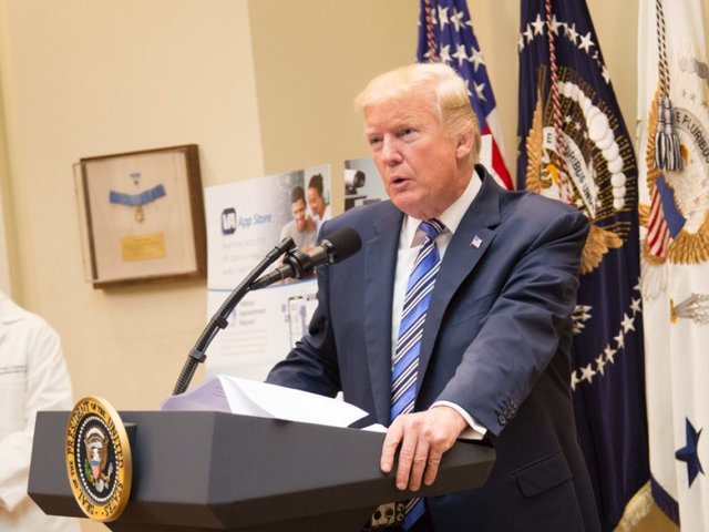 Trump says he's open to military intervention in Venezuela