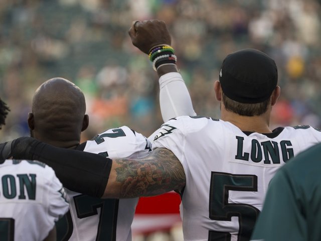 Why Chris Long Put Arm Around Malcolm Jenkins During National Anthem Protest