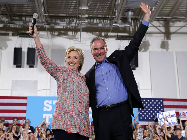 Tim Kaine announced as Clinton's VP pick