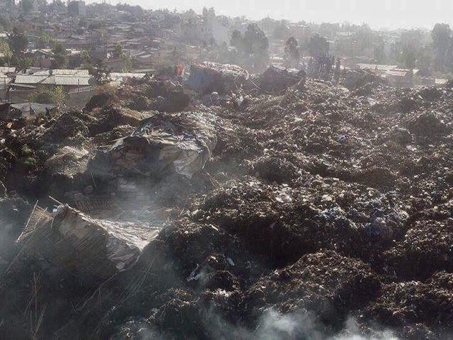 Ethiopia trash dump landslide kills 50