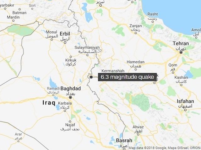 Magnitude 6.3 earthquake hits western Iran; 200 injured